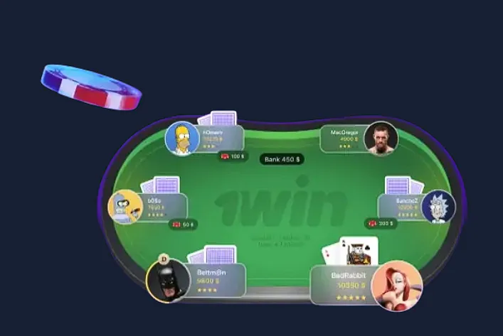 Games in 1win casino app